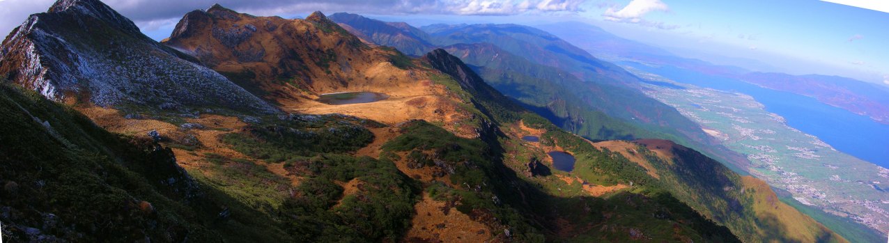 苍山盆—山耦合地貌