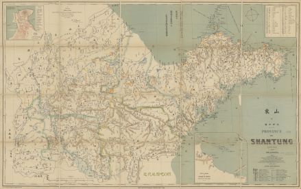 1876年版山东地图明确标注-雷夏泽及历山位置在菏泽境内