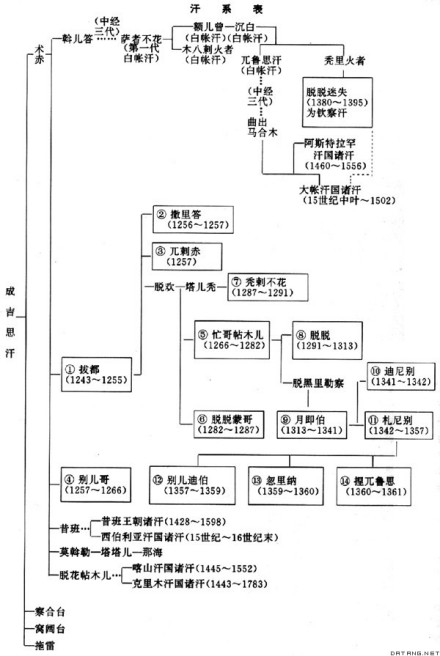 汗系表