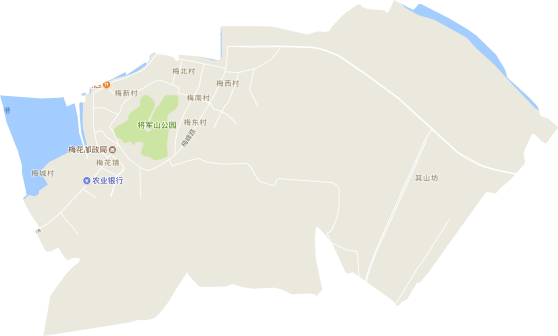 梅花镇电子地图