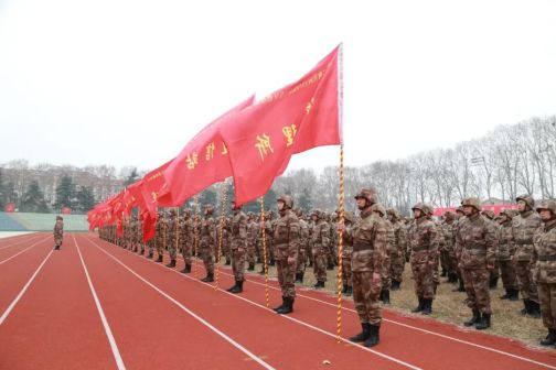 全院官兵合唱中国人民解放军军歌