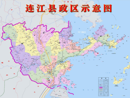 连江县区划图