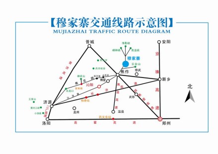 穆家寨行车路线图