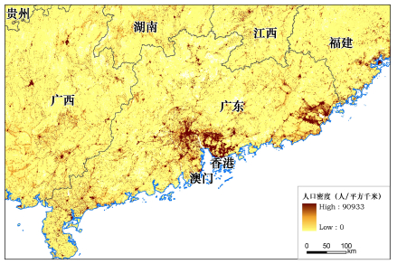 粤东人口密度仅次于珠三角地区 