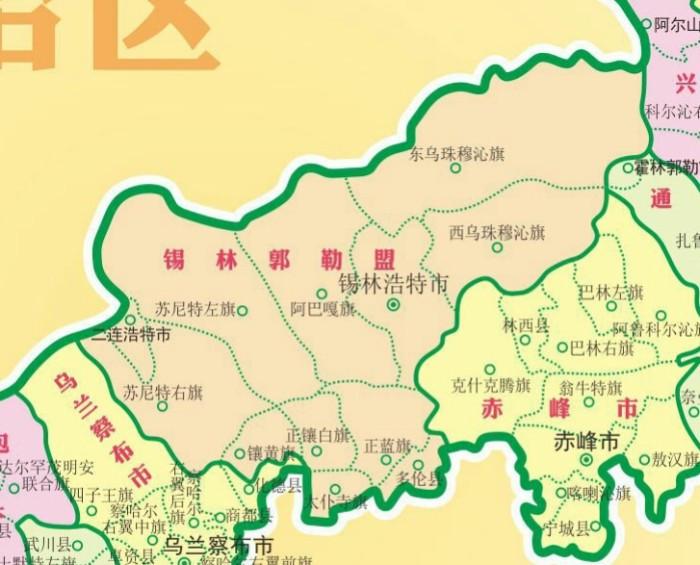 乌珠穆沁草原地图