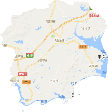 阳西县地图