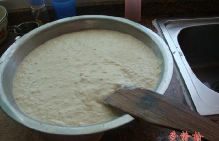 赣榆煎饼制作之小麦糊