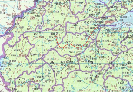 月鲁帖木儿用兵路线示意图