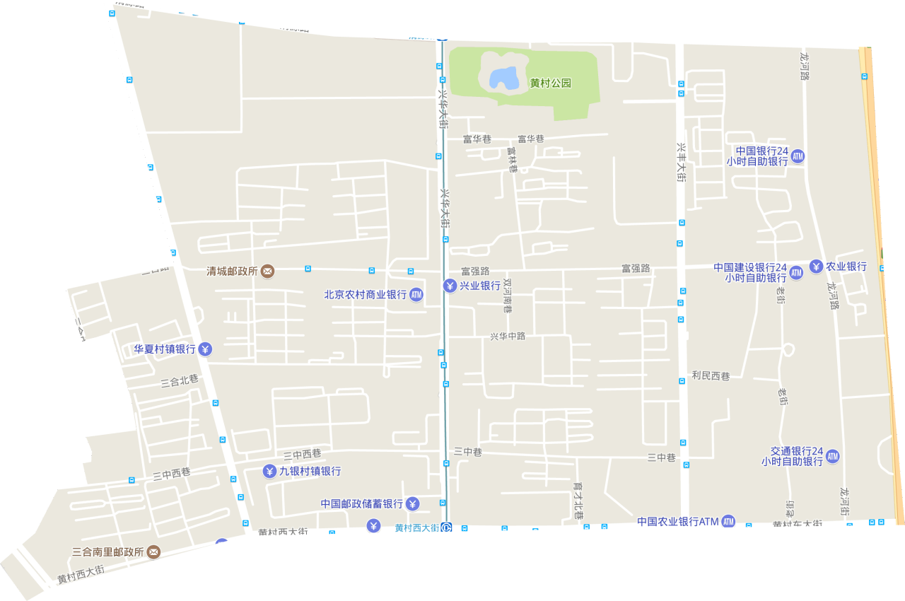 兴丰街道交通路线图