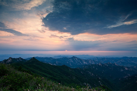 日落昆嵛山