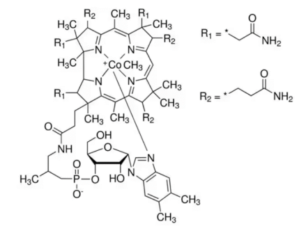 甲钴胺分子结构图