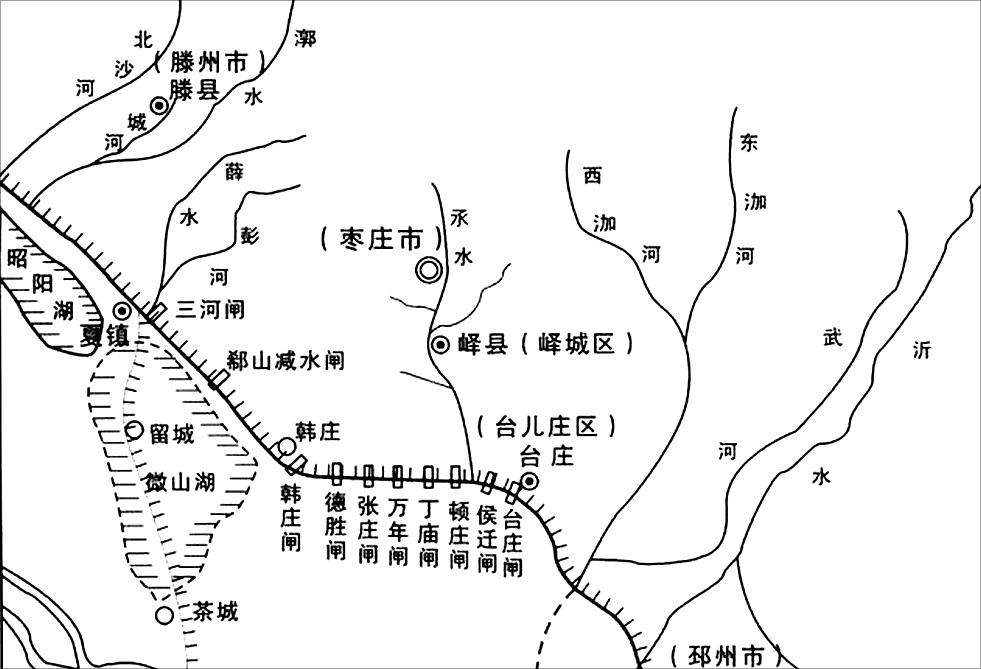 泇运河线路图