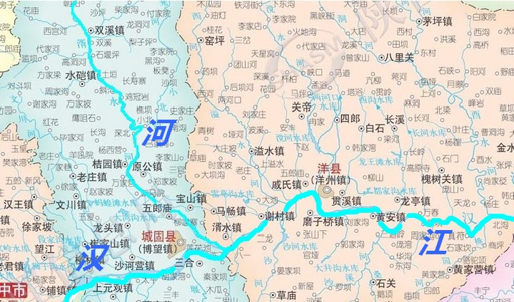 湑水河位置及水系分布