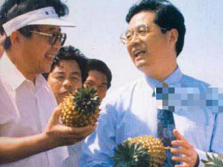 1996年胡锦涛在龙滚镇考察