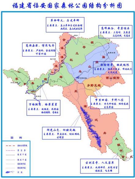 乌山国家森林公园结构分析图 