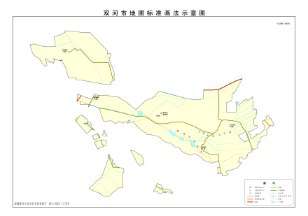 双河市标准地图