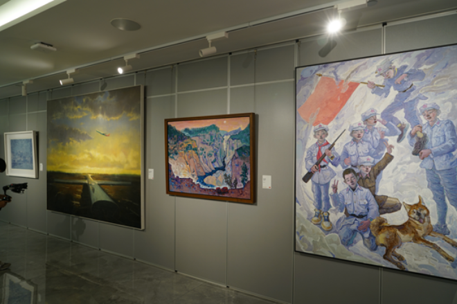 深圳市美术名家作品邀请展开幕式