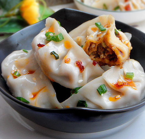 芹菜鲜肉煎饺