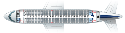 空客A319-100座位图